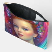 Betoverde regenboog haar portret etui (Open)