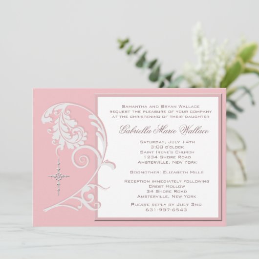 Betoverde religieuze uitnodiging (Staand voorkant)