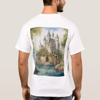 Betoverde rijken: Fairy Tale Castle contouren T-shirt
