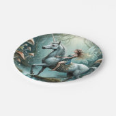 betoverde rit papieren bordje (Gekanteld)