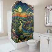 Betoverde Riviervallei Douchegordijn (In situ)