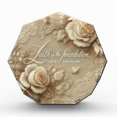 Betoverde Roos AI kunst Fotoblokken (Voorkant)