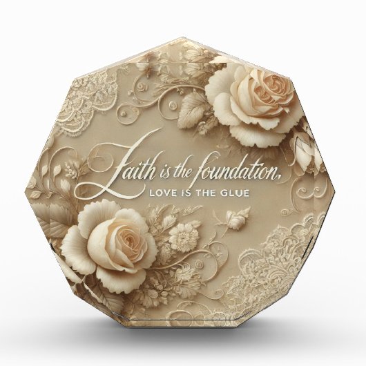 Betoverde Roos AI kunst Fotoblokken (Voorkant)