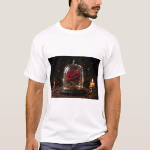 Betoverde Roos Koepel Heren T-Shirt