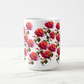 "Betoverde Roos tuin Mok - SIP elegantie elke maan (Center)