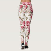 Betoverde Roos Waterverf Leggings (Achterkant)