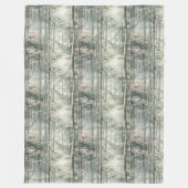 Betoverde roze bloementuin fleece deken (Voorkant)