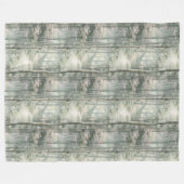 Betoverde roze bloementuin fleece deken (Voorkant (Horizontaal))