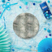 Betoverde roze bloementuin papieren bordje (Feest)