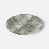 Betoverde roze bloementuin papieren bordje (Gekanteld)