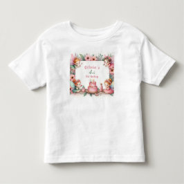 Betoverde Roze Sprookjestuin - Verjaardag Kinder Shirts