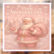 Betoverde Roze Wonderland Kerstman
