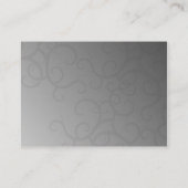 Betoverde Rozen Receptie Kaarten (Achterkant)