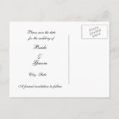 Betoverde Rozen Sla het Briefkaart Datum op (Achterkant)