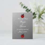 Betoverde Rozen Sla het Briefkaart Datum op (Staand voorkant)