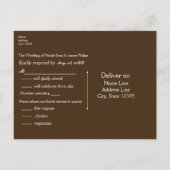 Betoverde Rustieke Nachtelijke Hemel Sterren & Geb Uitnodiging Briefkaart (Achterkant)