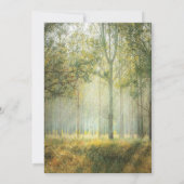 Betoverde rustieke Woodland bruiloft boog Kaart (Achterkant)