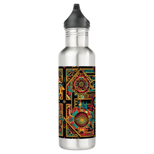 Betoverde Saffier "Aztec Dream" 710ml Stalen Water Waterfles (Rechts)