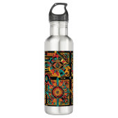 Betoverde Saffier "Aztec Dream" 710ml Stalen Water Waterfles (Voorkant)
