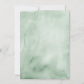 Betoverde Sage Green Forest Fairy Verjaardag Kaart (Achterkant)