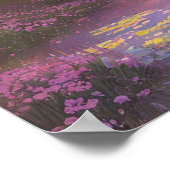 Betoverde Sakura Grove Poster (Hoek)