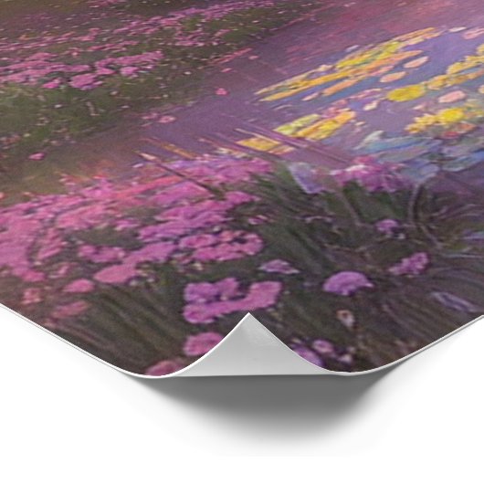 Betoverde Sakura Grove Poster (Hoek)