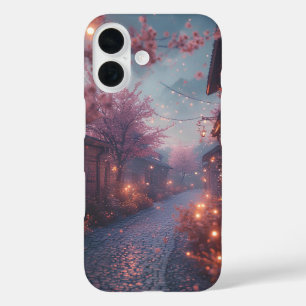 Betoverde Sakura-steeg iPhone 16 Hoesje