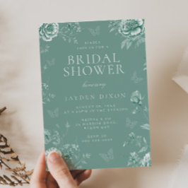 Betoverde salie Floral Vrijgezellenfeest Kaart