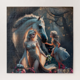 Betoverde scène puzzel legpuzzel