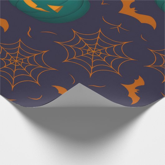 Betoverde Schaduwen - Blauwgroen & Twilight Hallow Cadeaupapier (Hoek)