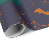 Betoverde Schaduwen - Blauwgroen & Twilight Hallow Cadeaupapier (Rol Hoek)