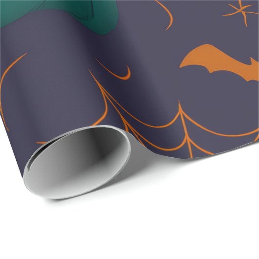 Betoverde Schaduwen - Blauwgroen & Twilight Hallow Cadeaupapier (Rol Hoek)