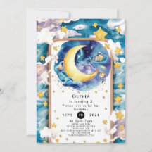 Betoverde Schattigee Maan Verjaardag