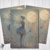 Betoverde Schemerfee Watercolor Fantasie Tissuepapier