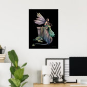 Betoverde Schemering Grote Poster van Molly Harris (Thuiskantoor)
