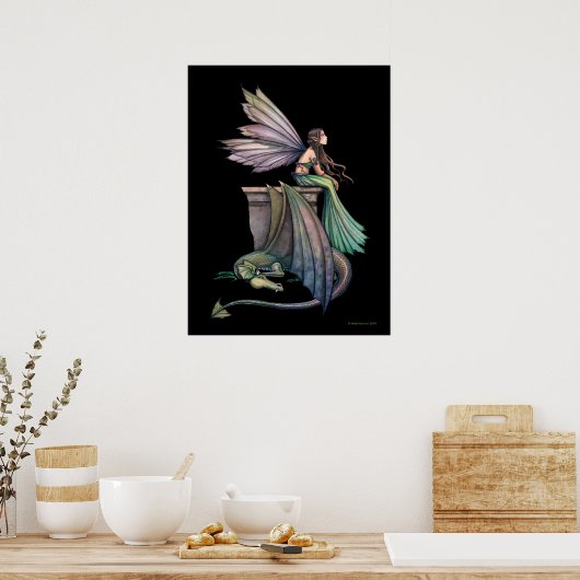 Betoverde Schemering Grote Poster van Molly Harris (Keuken)