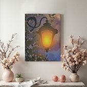 Betoverde Schemerlamp Canvasprint Canvas Afdruk