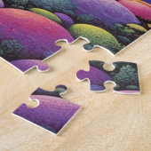 Betoverde schimmels: een kleurrijke reis legpuzzel (Zijkant)