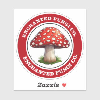 Betoverde schimmels Rode Amanita Muscaria Sticker