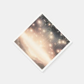 Betoverde Sky Tree Glow Sterren & Wolken Servet (Hoek)