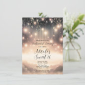 Betoverde Sky Tree Glow Sterren & Wolken Sweet 16 Kaart (Staand voorkant)