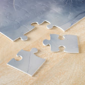 Betoverde Sneeuwuil in Waterverf Legpuzzel (Zijkant)