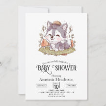 Betoverde Speelse Wolf Baby shower