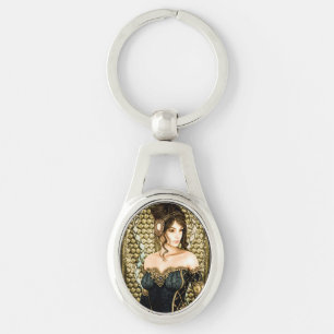 Betoverde Sprookjes Prinses Portret Sleutelhanger
