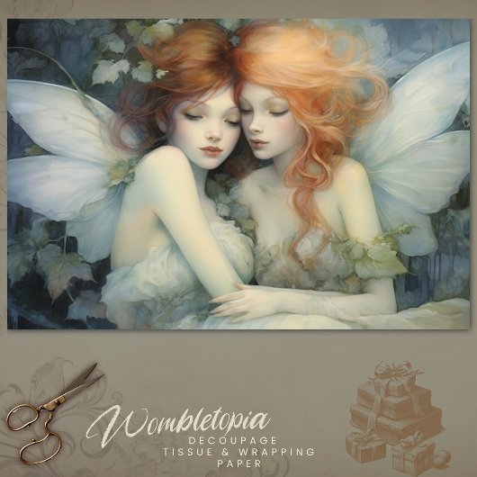 Betoverde Sprookjes Whimsical Pastel Decoupage Tissuepapier