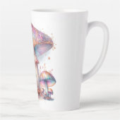 Betoverde Sprookjesachtige Tuin Paddestoel Latte Mok (Rechts)