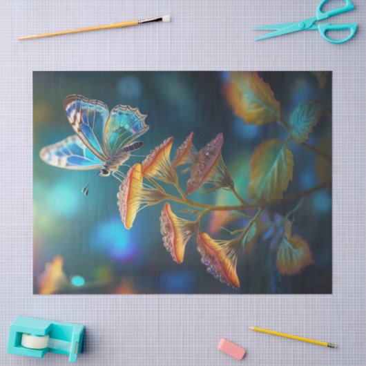 Betoverde sprookjesachtige vlinder droom tissuepapier (Craft)