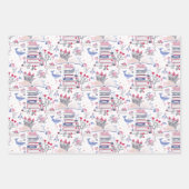 Betoverde sprookjesboeken Set van drie Inpakpapier Vel (Voorkant 3)