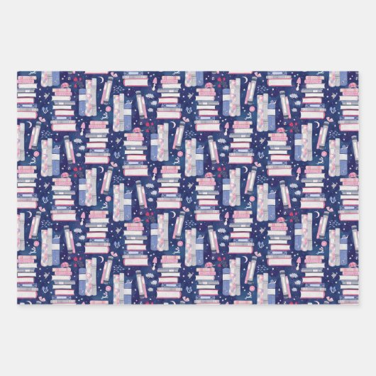 Betoverde sprookjesboeken Set van drie Inpakpapier Vel (Voorkant 2)