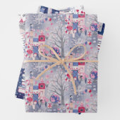 Betoverde sprookjesboeken Set van drie Inpakpapier Vel (In situ)